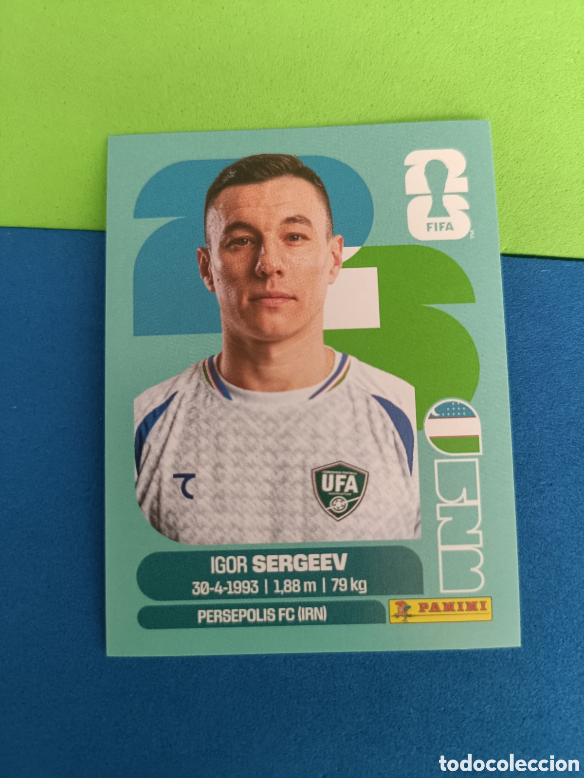 Cromos de f&uacute;tbol: Panini Mundial Fifa World cup 2026 26 sticker - UZB 19 Sergeev
