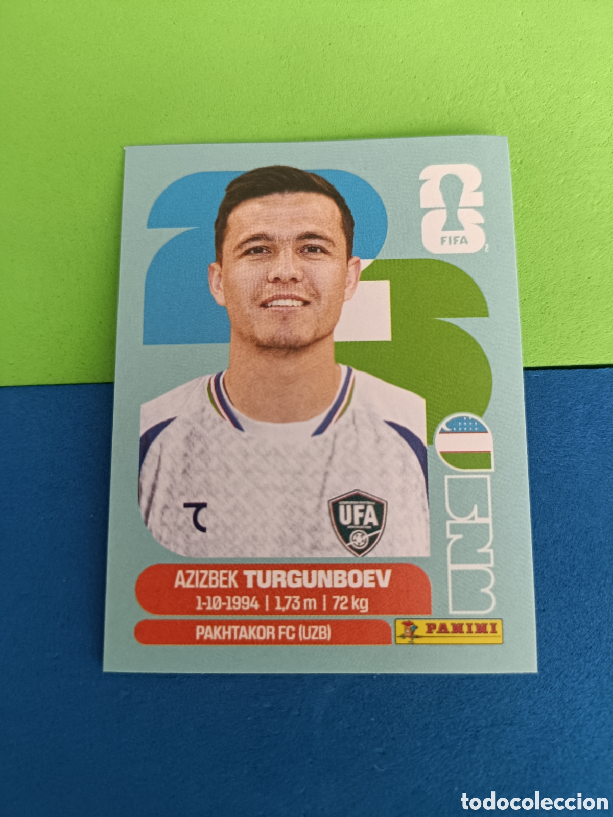 Figurine di Calcio: Panini Mundial Fifa World cup 2026 26 sticker - UZB 14 Turgunboev