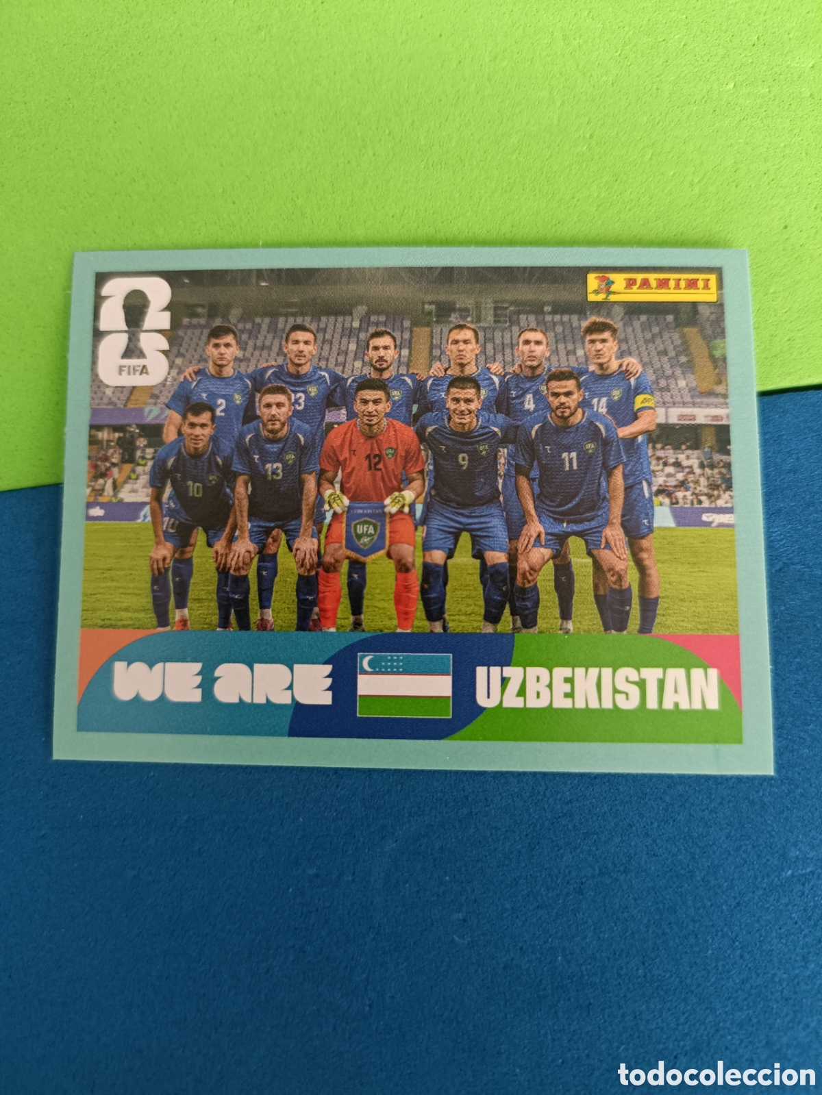 Figurine di Calcio: Panini Mundial Fifa World cup 2026 26 sticker - UZB 13 Equipo Uzbekist&aacute;n