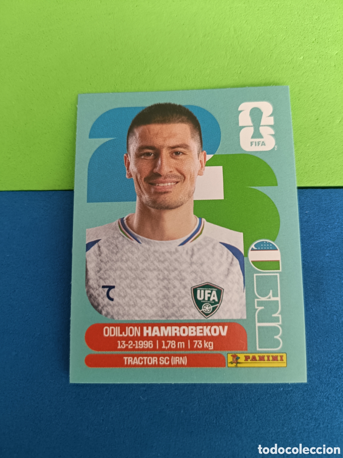 Figurine di Calcio: Panini Mundial Fifa World cup 2026 26 sticker - UZB 10 Hamrobekov