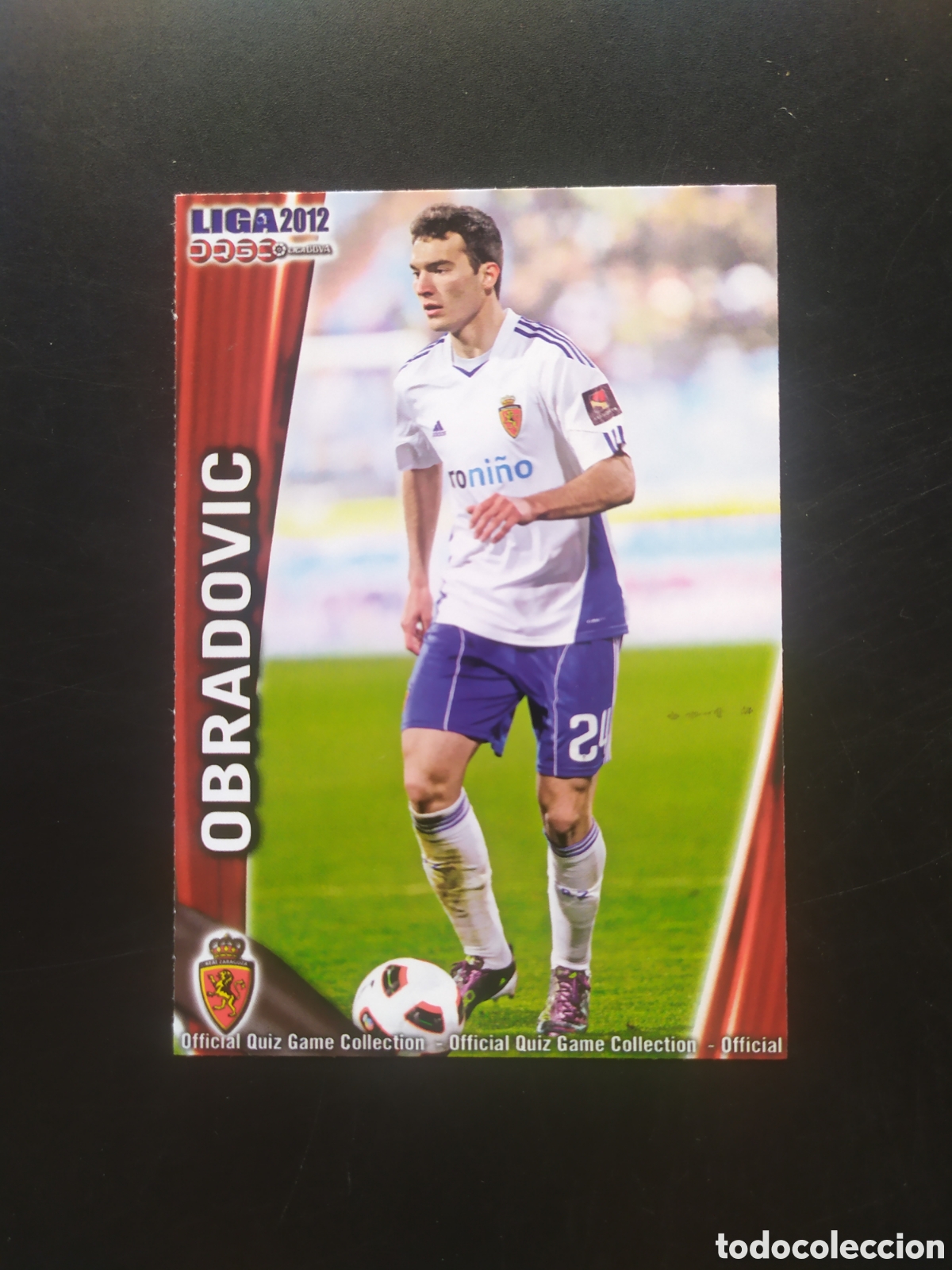Football Stickers: Mundicromo fichas Liga 2011 2012 11 12 Obradovic n&deg; 335 Real Zaragoza
