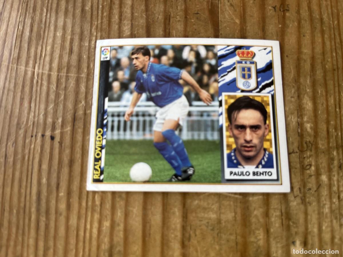 Football Stickers: CROMO ALBUM LIGA ESTE 97 98 1997 1998 REAL OVIEDO PAULO BENTO