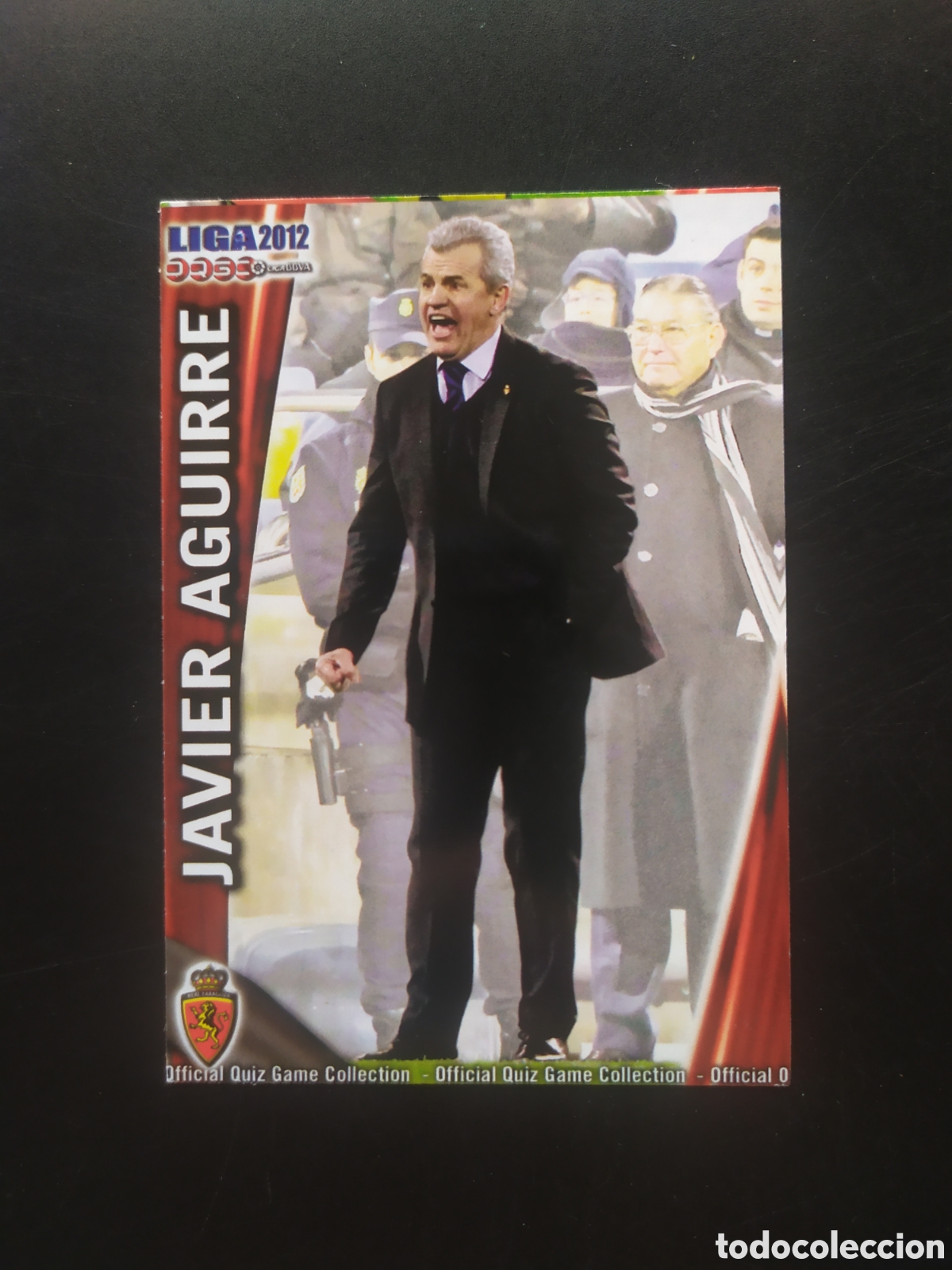 Football Stickers: Mundicromo fichas Liga 2011 2012 11 12 Javier Aguirre n&deg; 327 Real Zaragoza