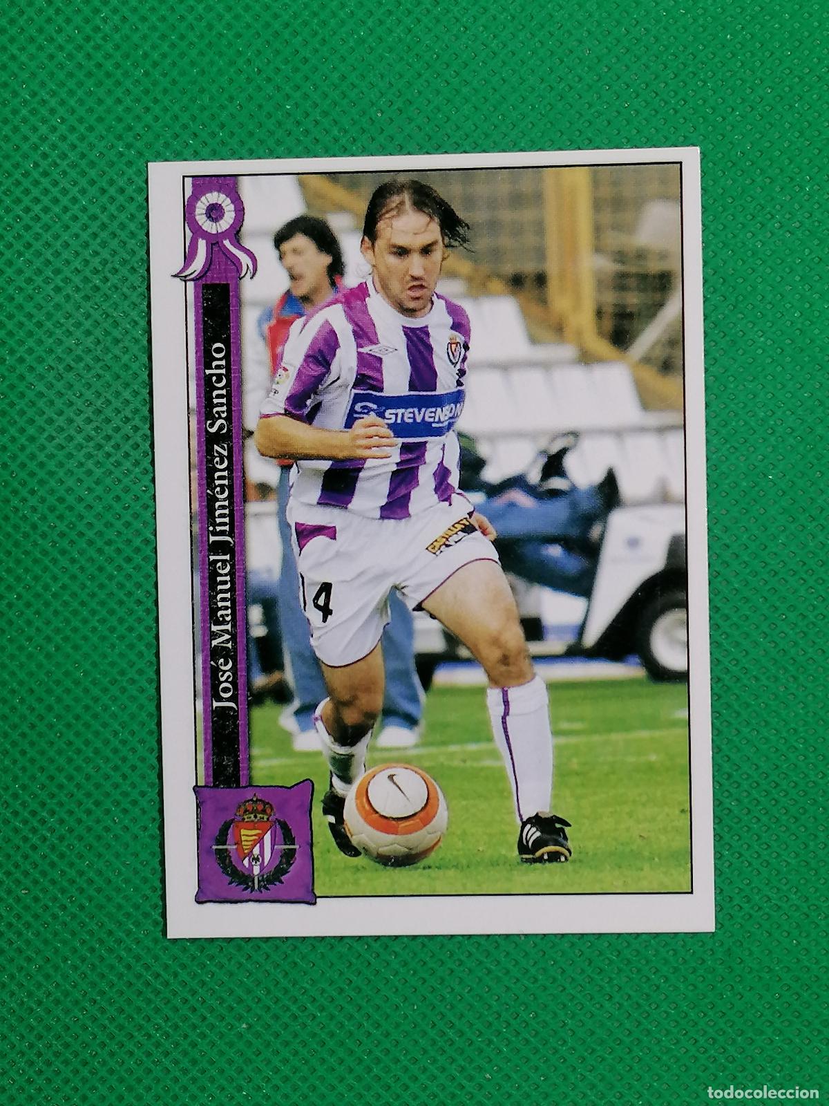 Cromos de f&uacute;tbol: 766 CHEMA REAL VALLADOLID ⚽ MUNDICROMO LAS FICHAS DE LA LIGA 05 06 2005 2006 ⚽