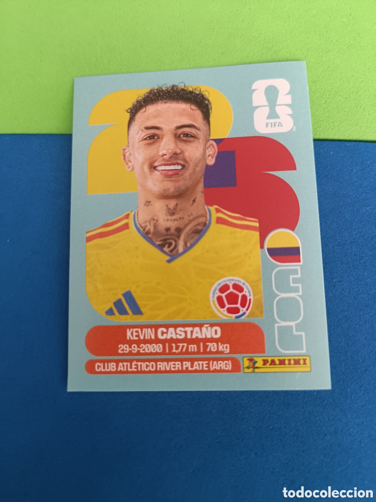 Cromos de f&uacute;tbol: Panini Mundial Fifa World cup 2026 26 sticker - COL 11 Casta&ntilde;o