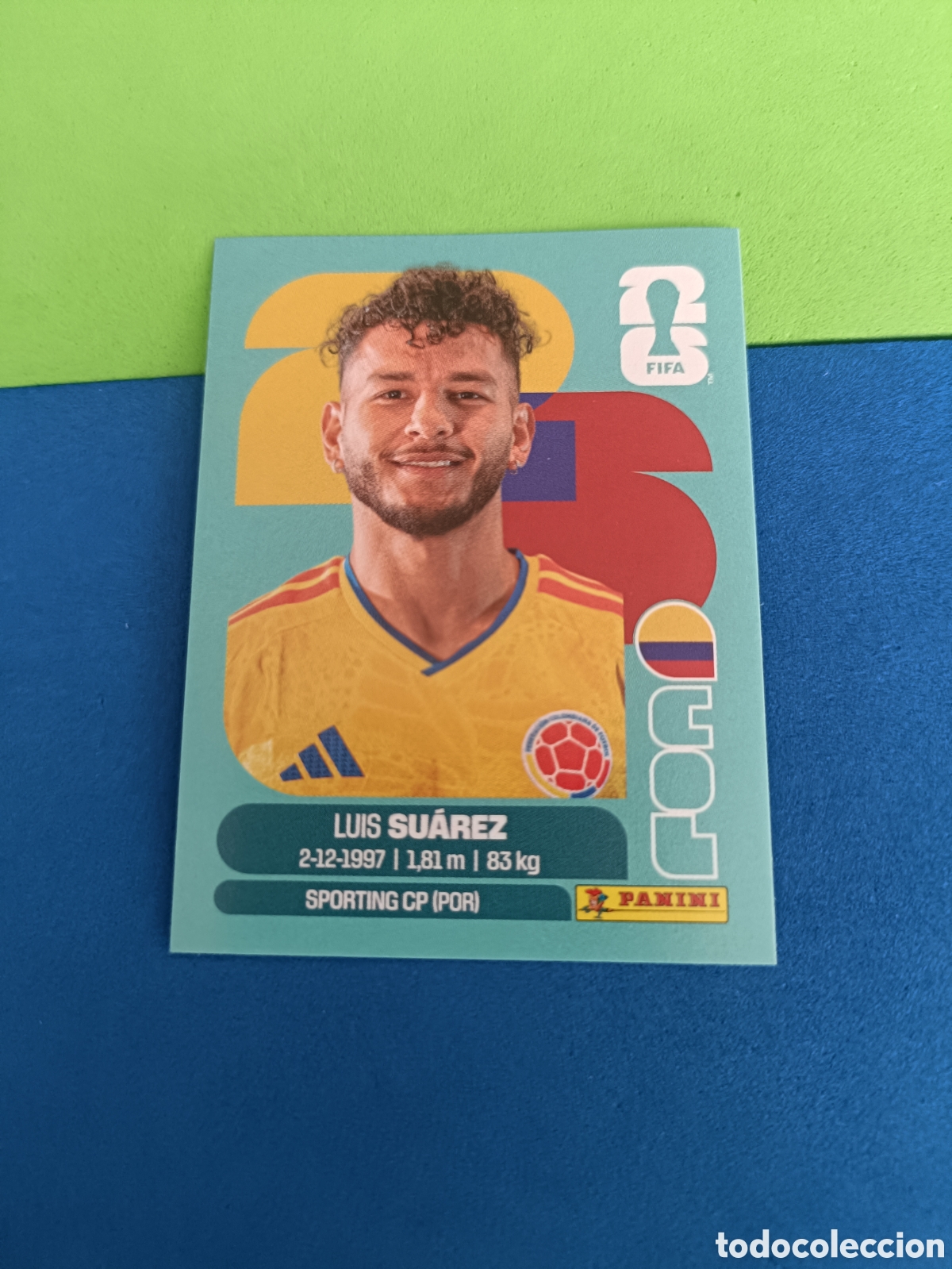 Cromos de f&uacute;tbol: Panini Mundial Fifa World cup 2026 26 sticker - COL 19 Luis Su&aacute;rez