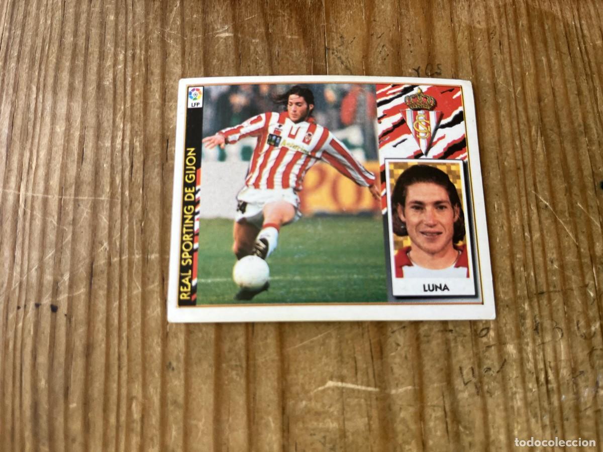 Cromos de f&uacute;tbol: CROMO SIN PEGAR NUNCA PEGADO ALBUM LIGA ESTE 97 98 1997 1998 SPORTING GIJON LUNA