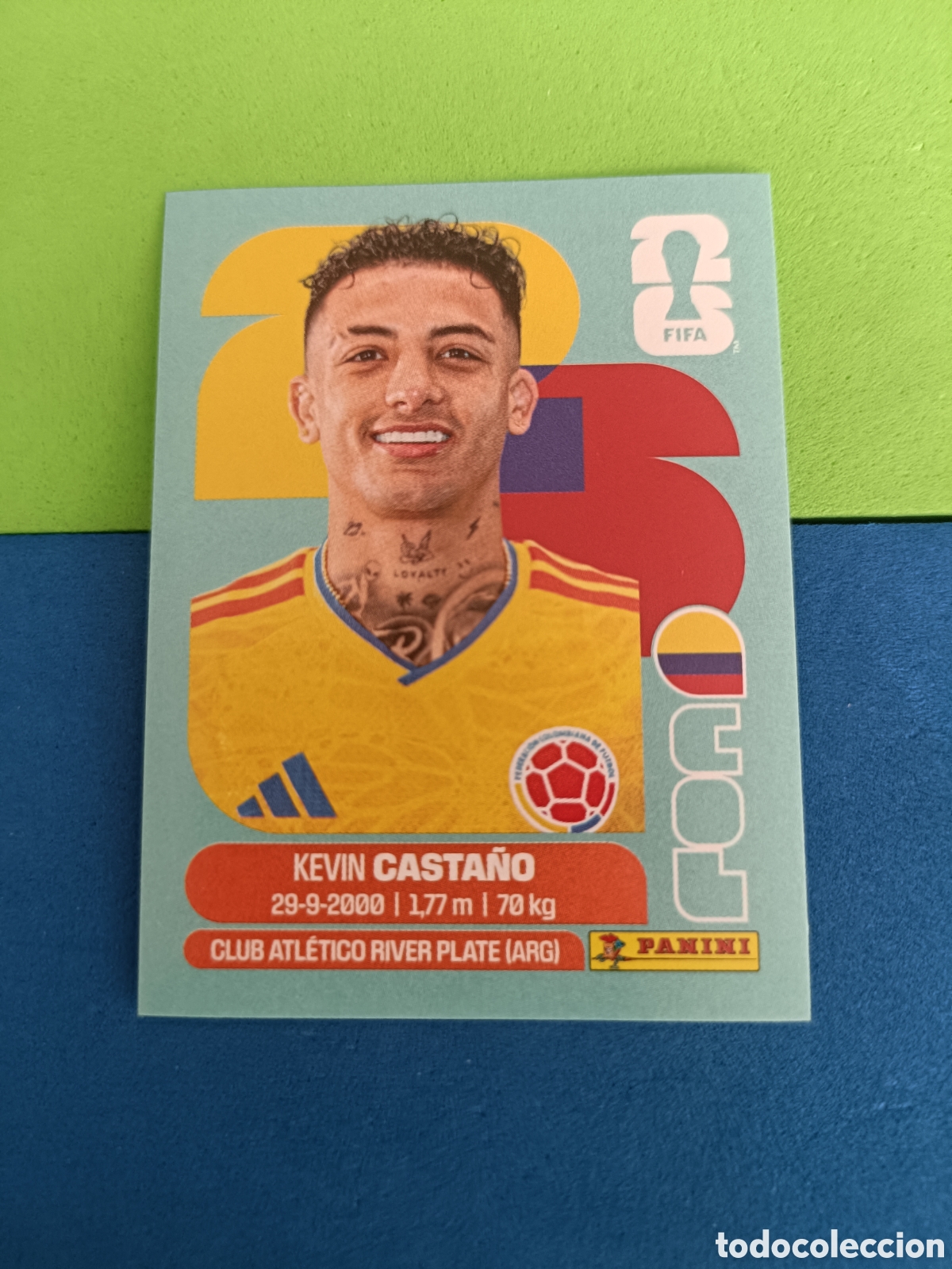 Cromos de f&uacute;tbol: Panini Mundial Fifa World cup 2026 26 sticker - COL 11 Casta&ntilde;o