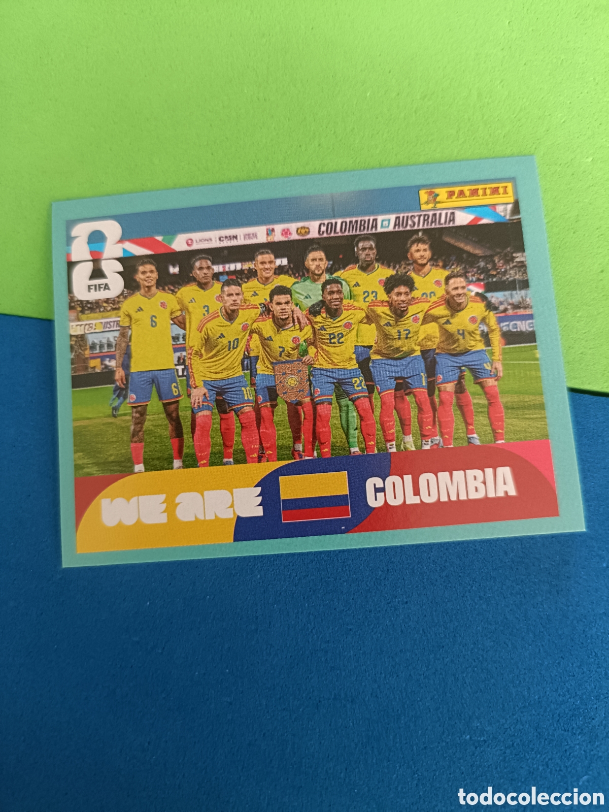 Cromos de f&uacute;tbol: Panini Mundial Fifa World cup 2026 26 sticker - COL 13 Equipo Colombia