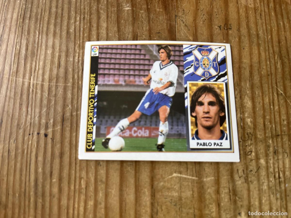 Cromos de f&uacute;tbol: CROMO SIN PEGAR NUNCA PEGADO ALBUM LIGA ESTE 97 98 1997 1998 TENERIFE PABLO PAZ