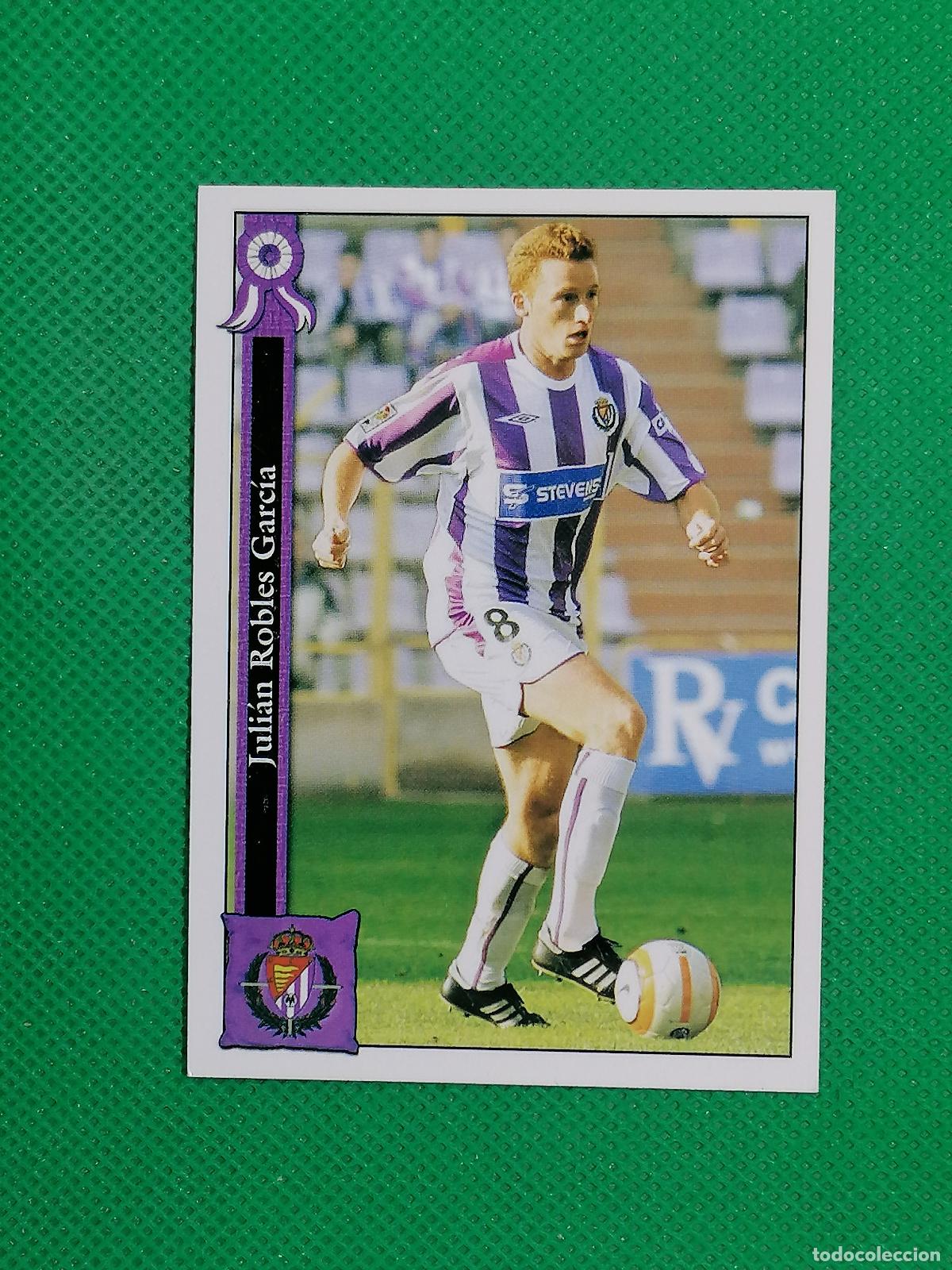 Cromos de f&uacute;tbol: 768 ROBLES REAL VALLADOLID ⚽ MUNDICROMO LAS FICHAS DE LA LIGA 05 06 2005 2006 ⚽