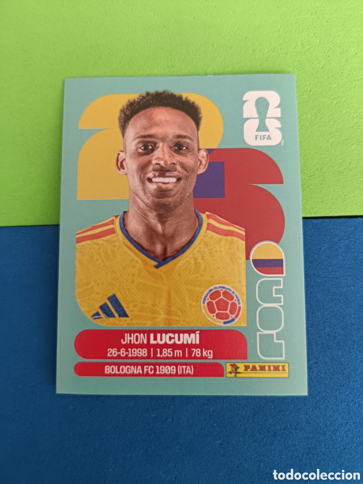 Cromos de f&uacute;tbol: Panini Mundial Fifa World cup 2026 26 sticker - COL 8 Lucumi