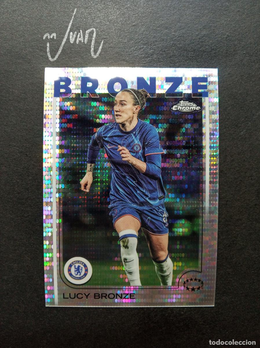 Cromos de f&uacute;tbol: N&ordm; 68 PARALELA PULSAR LUCY BRONZE CHELSEA FC ⚽ TOPPS &reg; CHROME WOMEN CHAMPIONS 2024 2025 24 25 NUEVO