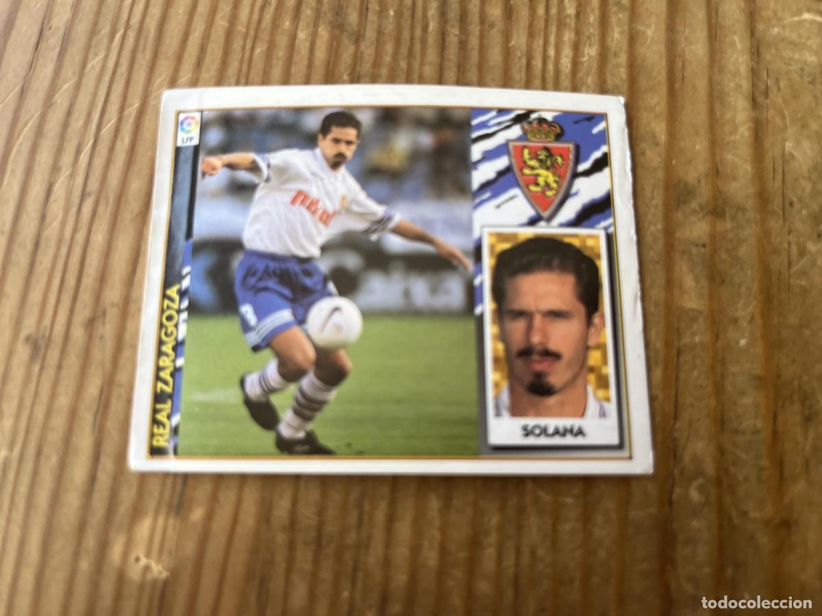 Cromos de f&uacute;tbol: CROMO ALBUM LIGA ESTE 97 98 1997 1998 REAL ZARAGOZA SOLANA