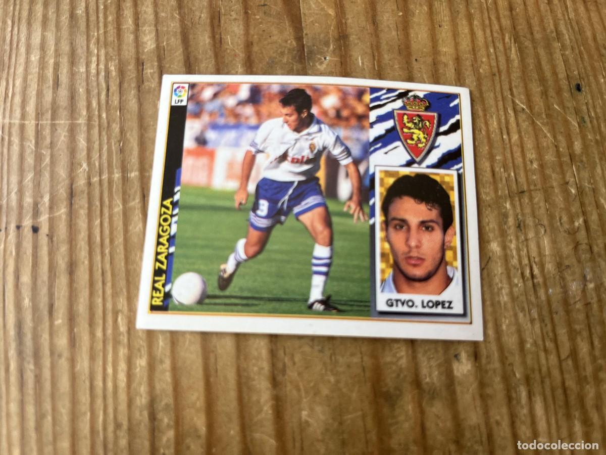 Cromos de f&uacute;tbol: CROMO SIN PEGAR NUNCA PEGADO ALBUM LIGA ESTE 97 98 1997 1998 REAL ZARAGOZA GUSTAVO LOPEZ