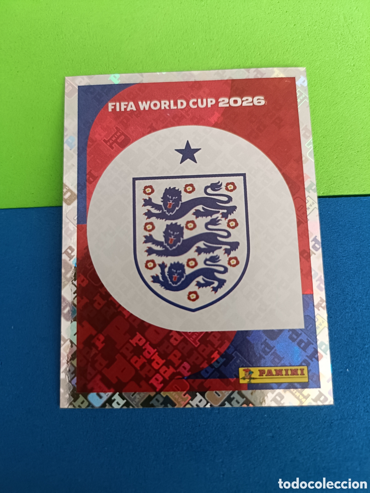 Cromos de f&uacute;tbol: Panini Mundial Fifa World cup 2026 26 sticker - ENG 1 Escudo Inglaterra
