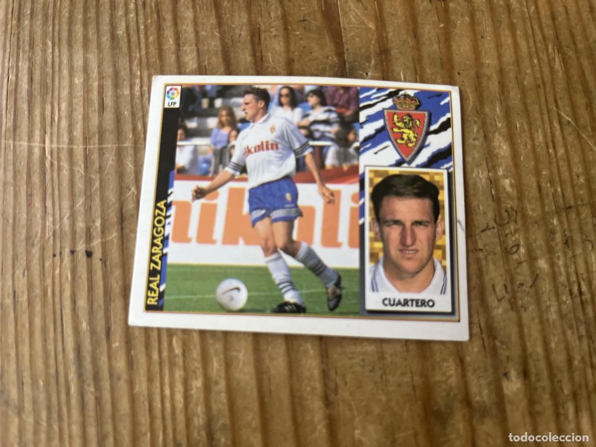 Cromos de f&uacute;tbol: CROMO SIN PEGAR NUNCA PEGADO ALBUM LIGA ESTE 97 98 1997 1998 REAL ZARAGOZA CUARTERO