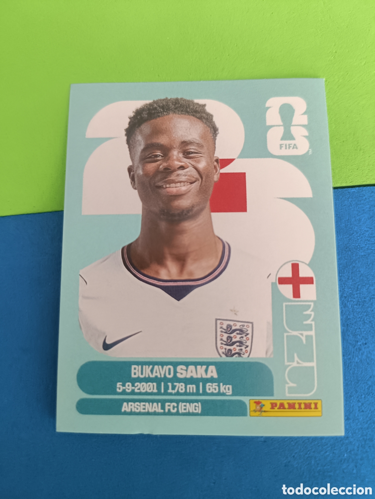 Cromos de f&uacute;tbol: Panini Mundial Fifa World cup 2026 26 sticker - ENG 17 Saka
