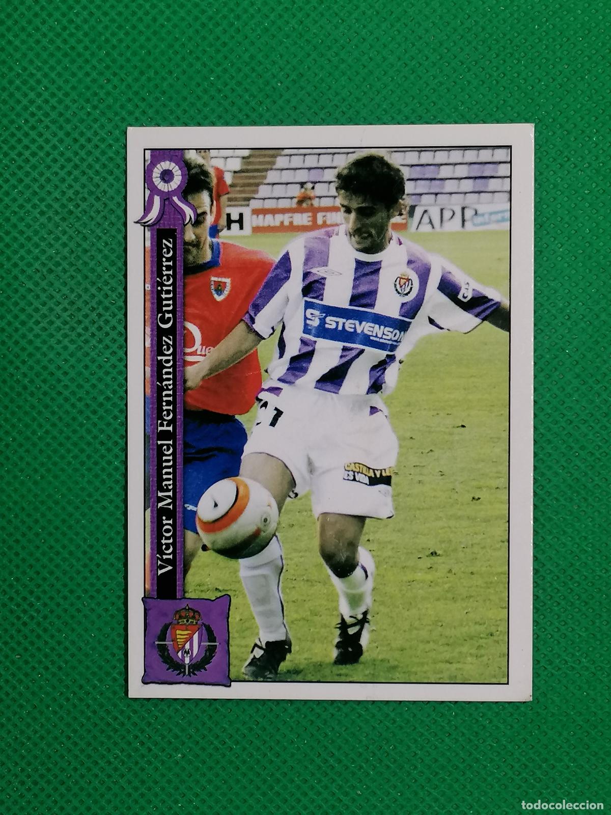 Cromos de f&uacute;tbol: 774 VICTOR REAL VALLADOLID ⚽ MUNDICROMO LAS FICHAS DE LA LIGA 05 06 2005 2006 ⚽
