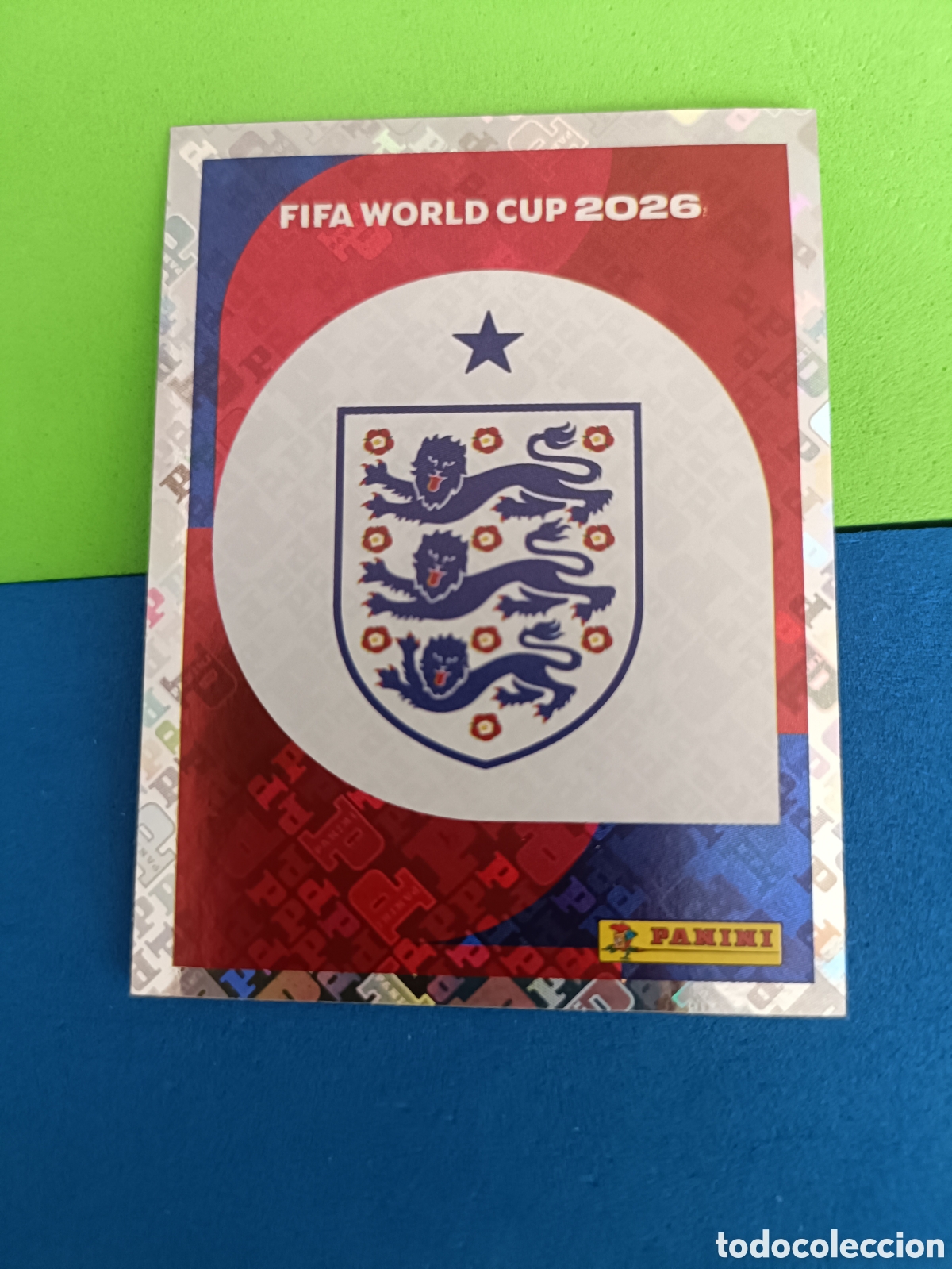 Cromos de f&uacute;tbol: Panini Mundial Fifa World cup 2026 26 sticker - ENG 1 Escudo Inglaterra