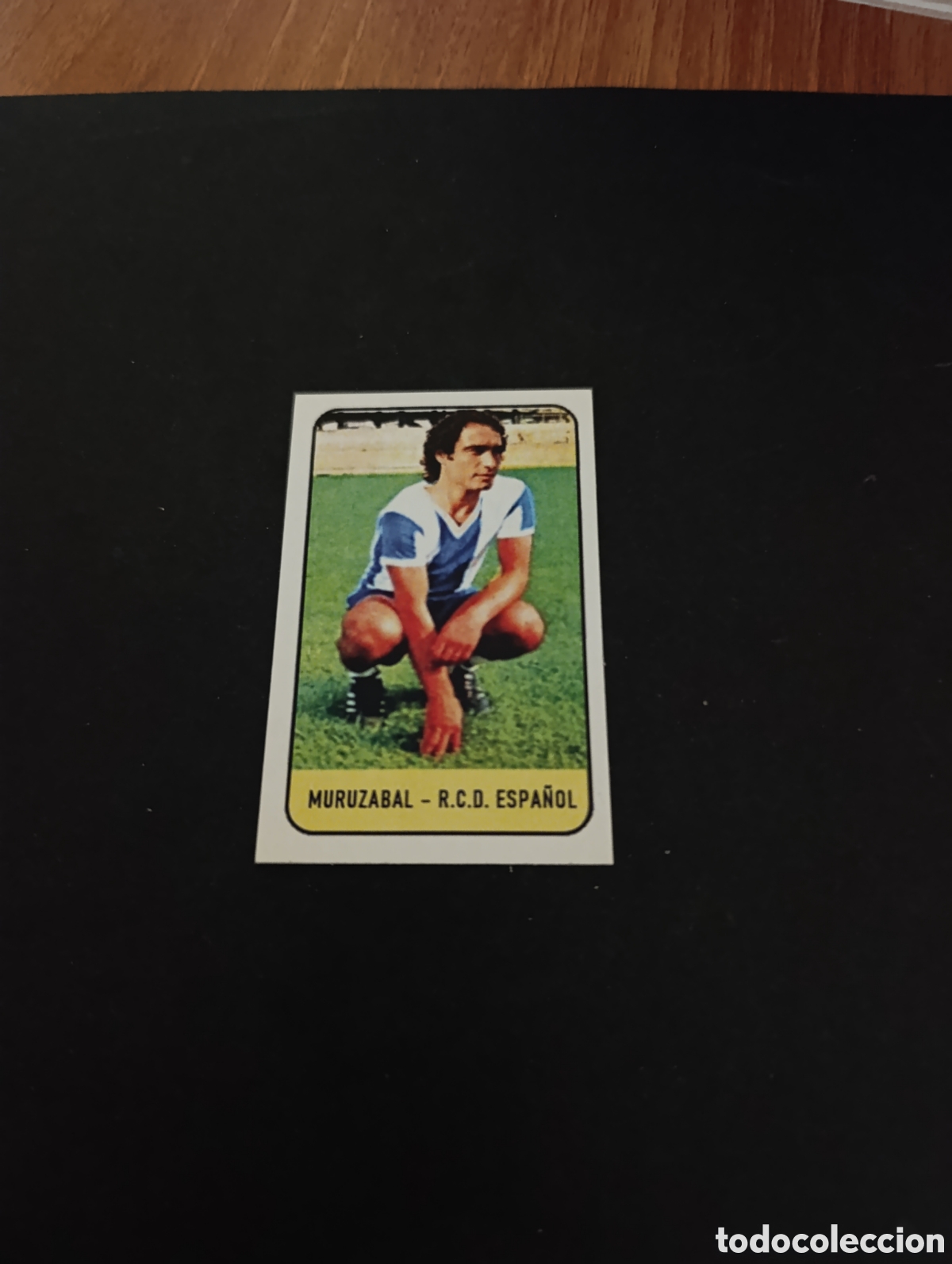 Fu&szlig;ball-Sticker: Cromo Muruzabal RCD Espa&ntilde;ol Liga Este 78 79, ampliaci&oacute;n de la colecci&oacute;n.