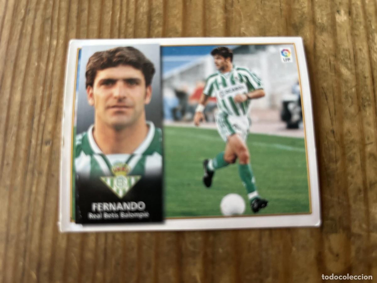 Fu&szlig;ball-Sticker: CROMO ALBUM LIGA ESTE 98 99 1998 1999 REAL BETIS FERNANDO
