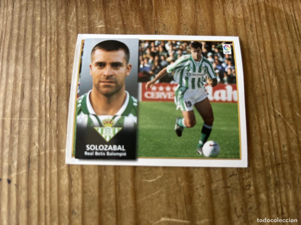 Fu&szlig;ball-Sticker: CROMO ALBUM LIGA ESTE 98 99 1998 1999 REAL BETIS SOLOZABAL