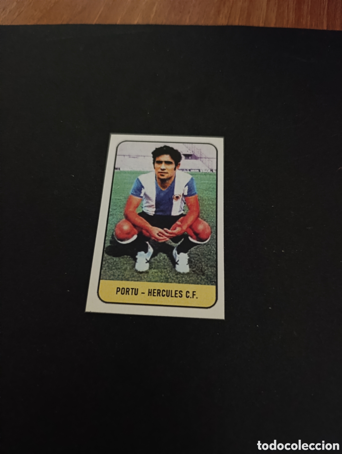 Fu&szlig;ball-Sticker: Cromo Portu H&eacute;rcules Liga Este 78 79, ampliaci&oacute;n de la colecci&oacute;n.