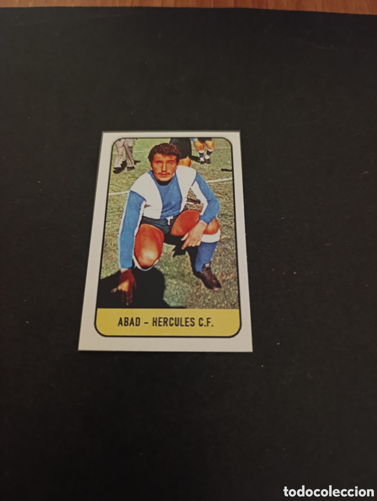 Fu&szlig;ball-Sticker: Cromo Abad H&eacute;rcules Liga Este 78 79, ampliaci&oacute;n de la colecci&oacute;n.