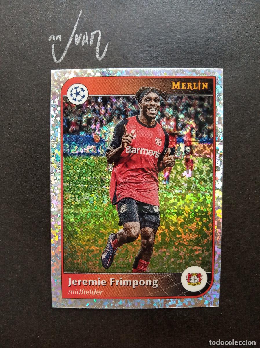 Cromos de f&uacute;tbol: 132 MINI DIAMOND FRIMPONG BAYER LEVERKUSEN NETHERLANDS ⚽ TOPPS &reg; CHROME MERLIN UEFA 2024 2025 24 25