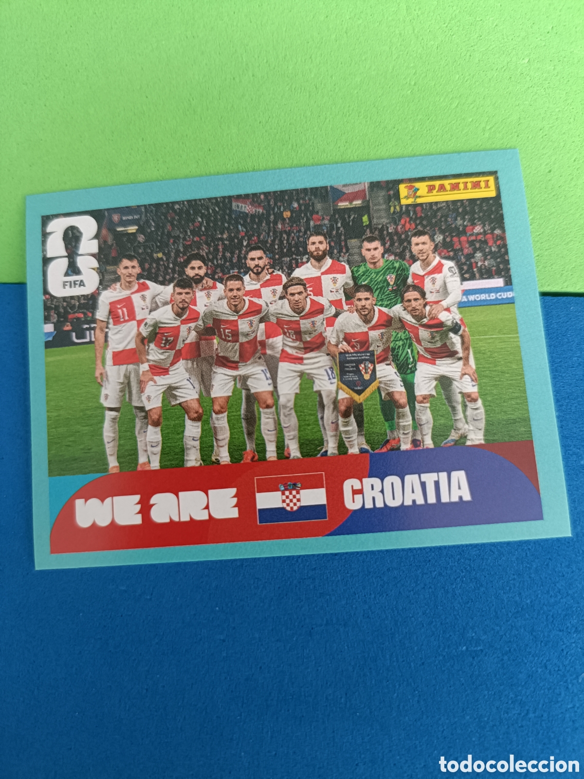 Cromos de f&uacute;tbol: Panini Mundial Fifa World cup 2026 26 sticker - CRO 13 Equipo Croacia