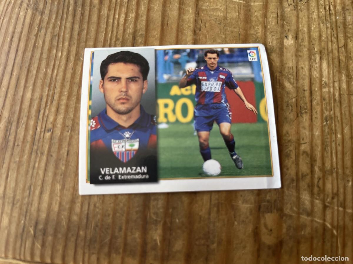 Cromos de f&uacute;tbol: CROMO ALBUM LIGA ESTE 98 99 1998 1999 EXTREMADURA VELAMAZAN