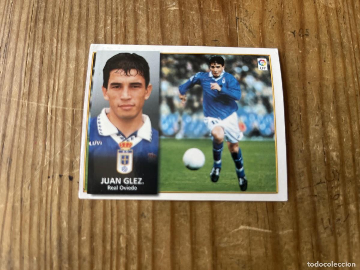 Cromos de f&uacute;tbol: CROMO ALBUM LIGA ESTE 98 99 1998 1999 REAL OVIEDO JUAN GONZALEZ
