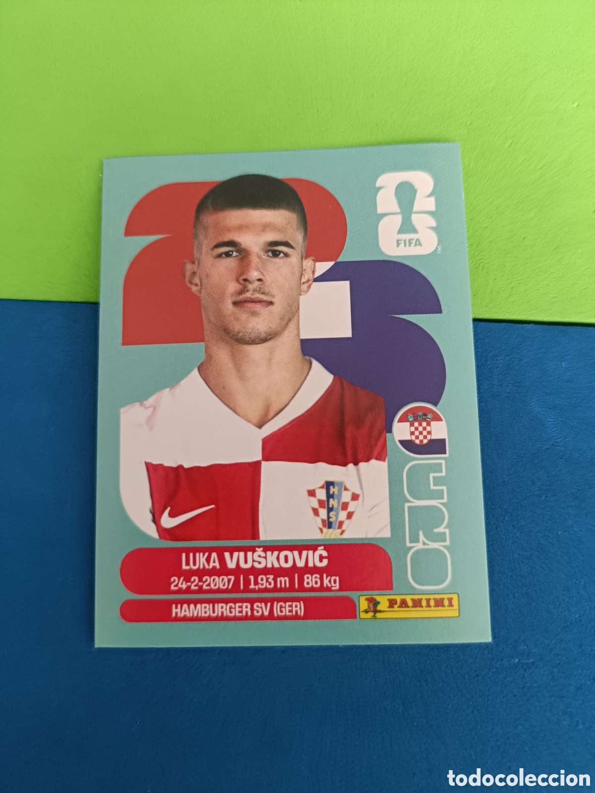 Cromos de f&uacute;tbol: Panini Mundial Fifa World cup 2026 26 sticker - CRO 6 Vuskovic