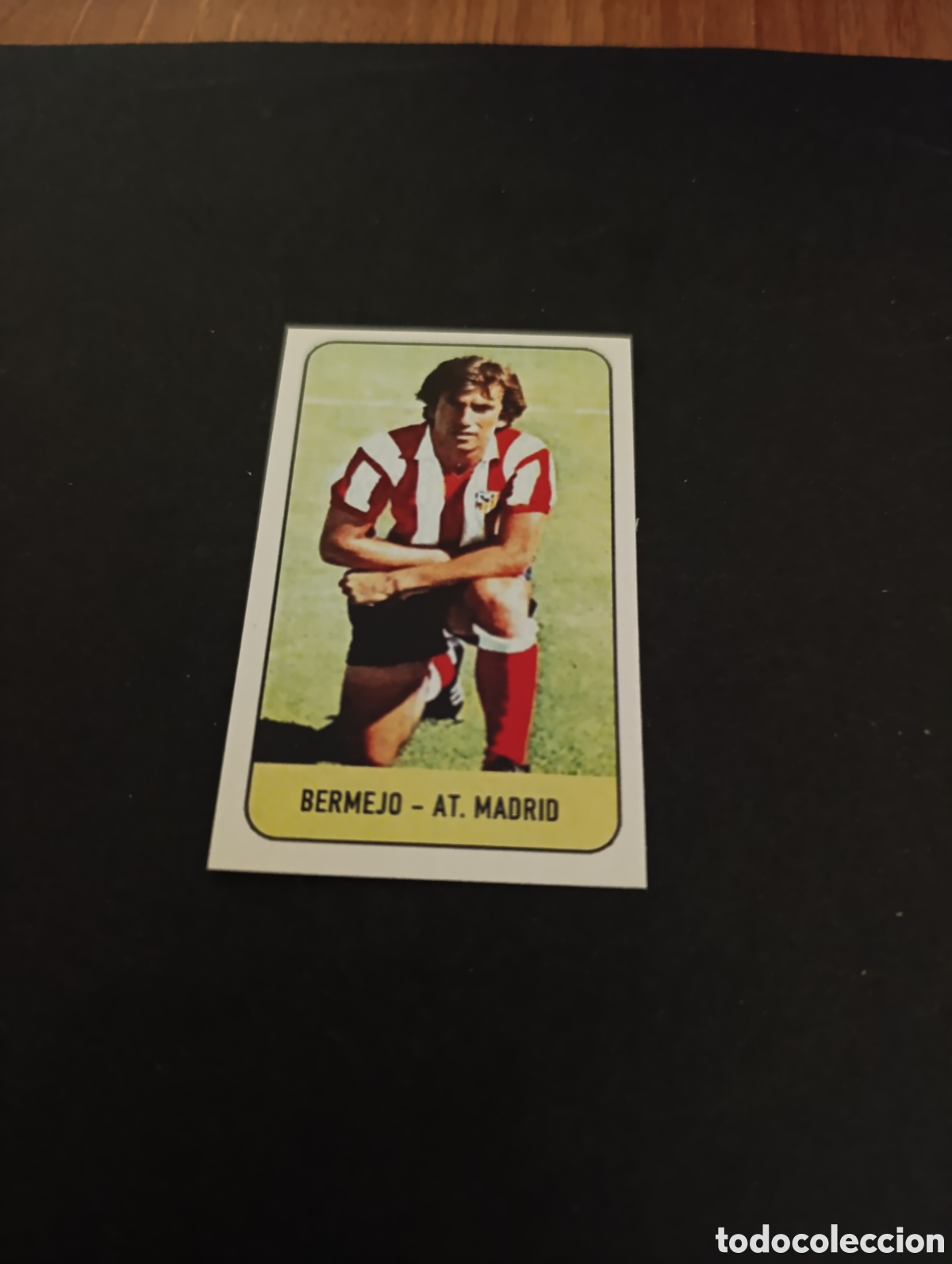 Cromos de f&uacute;tbol: Cromo Bermejo Atl&eacute;tico de Madrid Liga Este 78 79, ampliaci&oacute;n de la colecci&oacute;n.