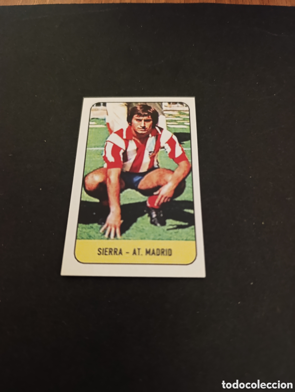 Cromos de f&uacute;tbol: Cromo Sierra Atl&eacute;tico de Madrid Liga Este 78 79, ampliaci&oacute;n de la colecci&oacute;n.