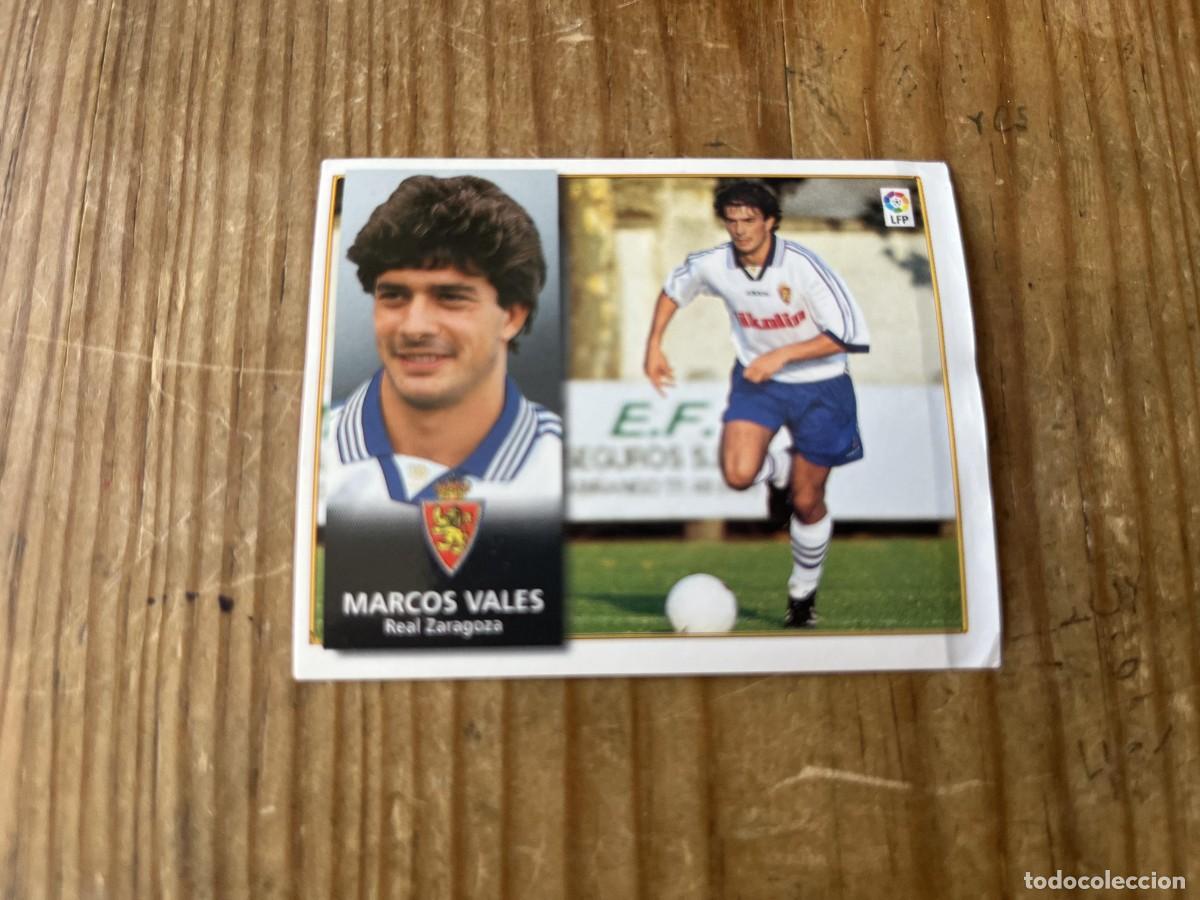 Cromos de f&uacute;tbol: CROMO ALBUM LIGA ESTE 98 99 1998 1999 REAL ZARAGOZA MARCOS VALLES