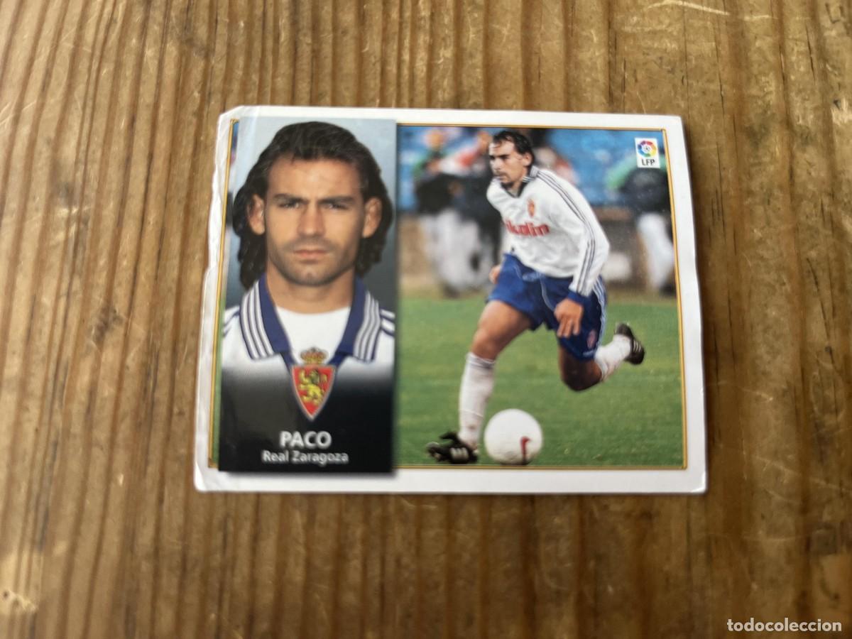Cromos de f&uacute;tbol: CROMO ALBUM LIGA ESTE 98 99 1998 1999 REAL ZARAGOZA PACO