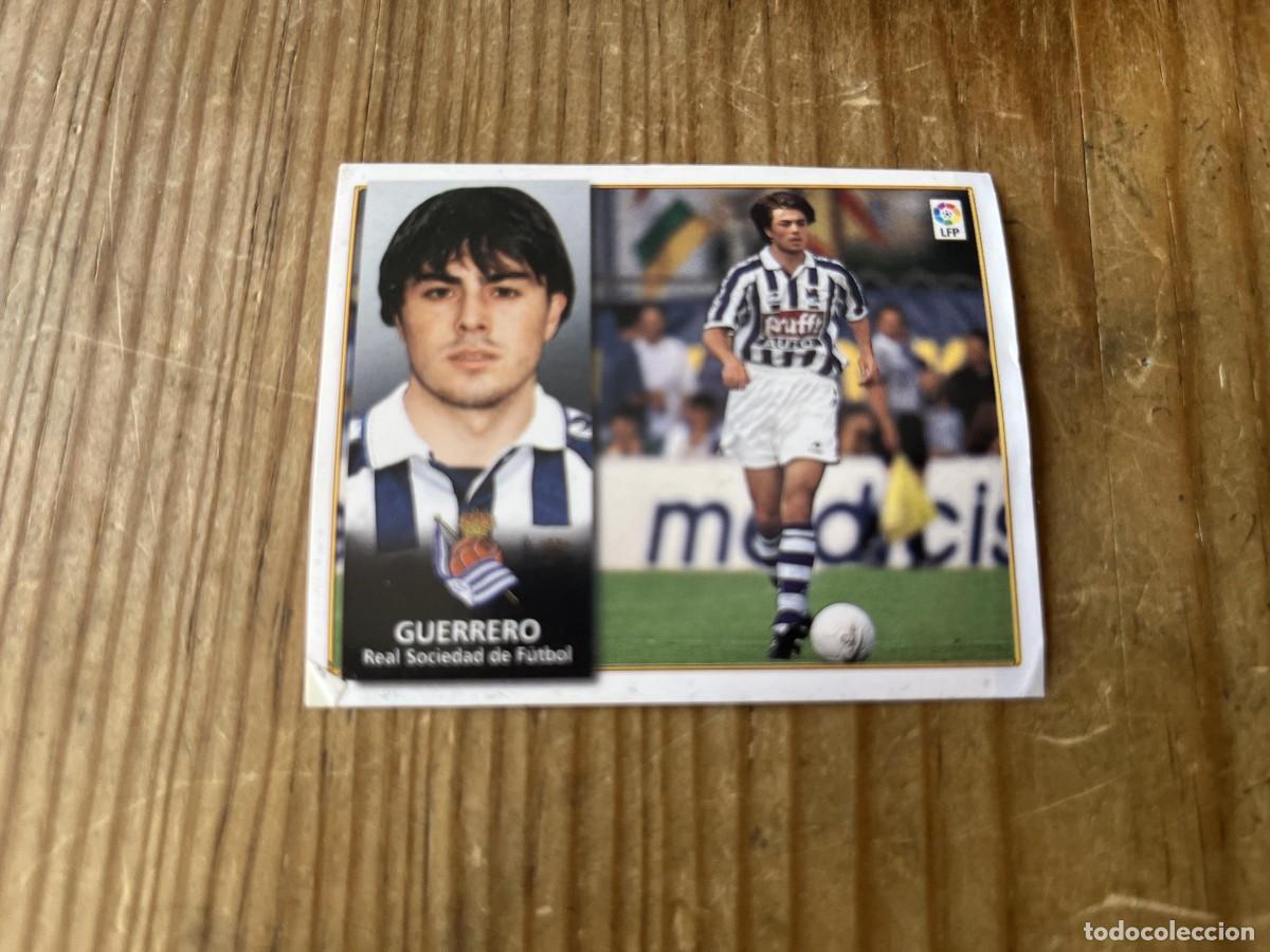 Cromos de f&uacute;tbol: CROMO ALBUM LIGA ESTE 98 99 1998 1999 COLOCA REAL SOCIEDAD GUERRERO