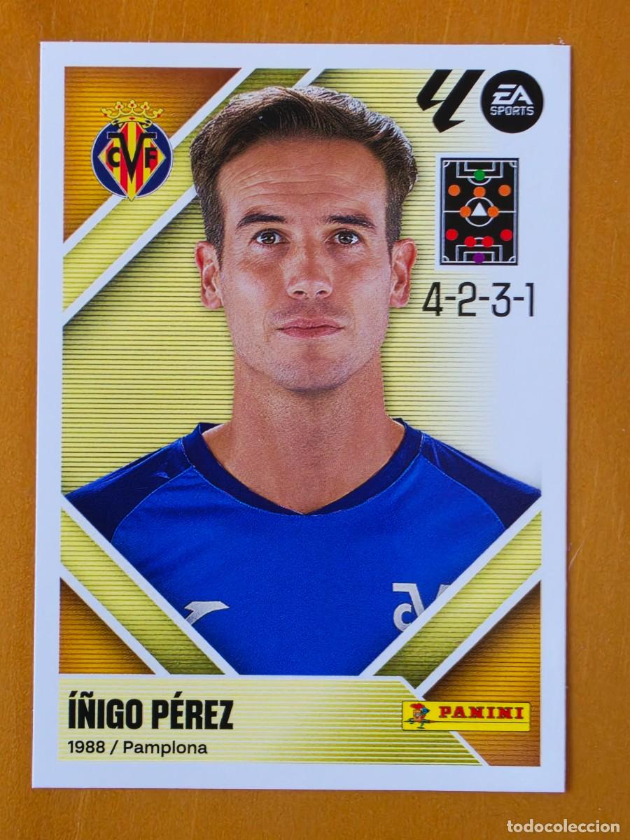 Cromos de f&uacute;tbol: 2 Entrenador &Iacute;&ntilde;igo P&eacute;rez, Villarreal CF, Panini Ediciones Liga Este 2026 2027 26 27 sin pegar
