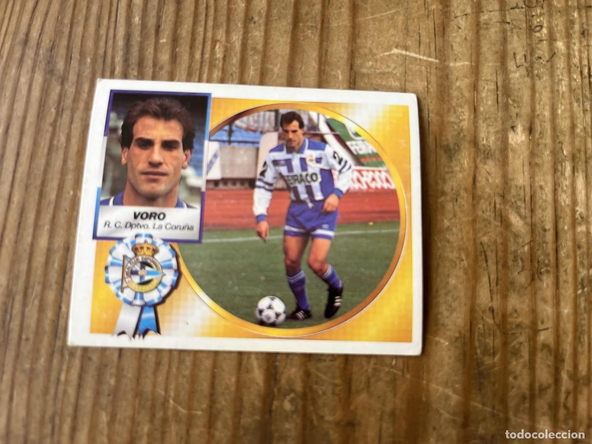 Football Stickers: CROMO SIN PEGAR NUNCA PEGADO ALBUM LIGA ESTE 94 95 1994 1995 DEPORTIVO CORU&Ntilde;A VORO