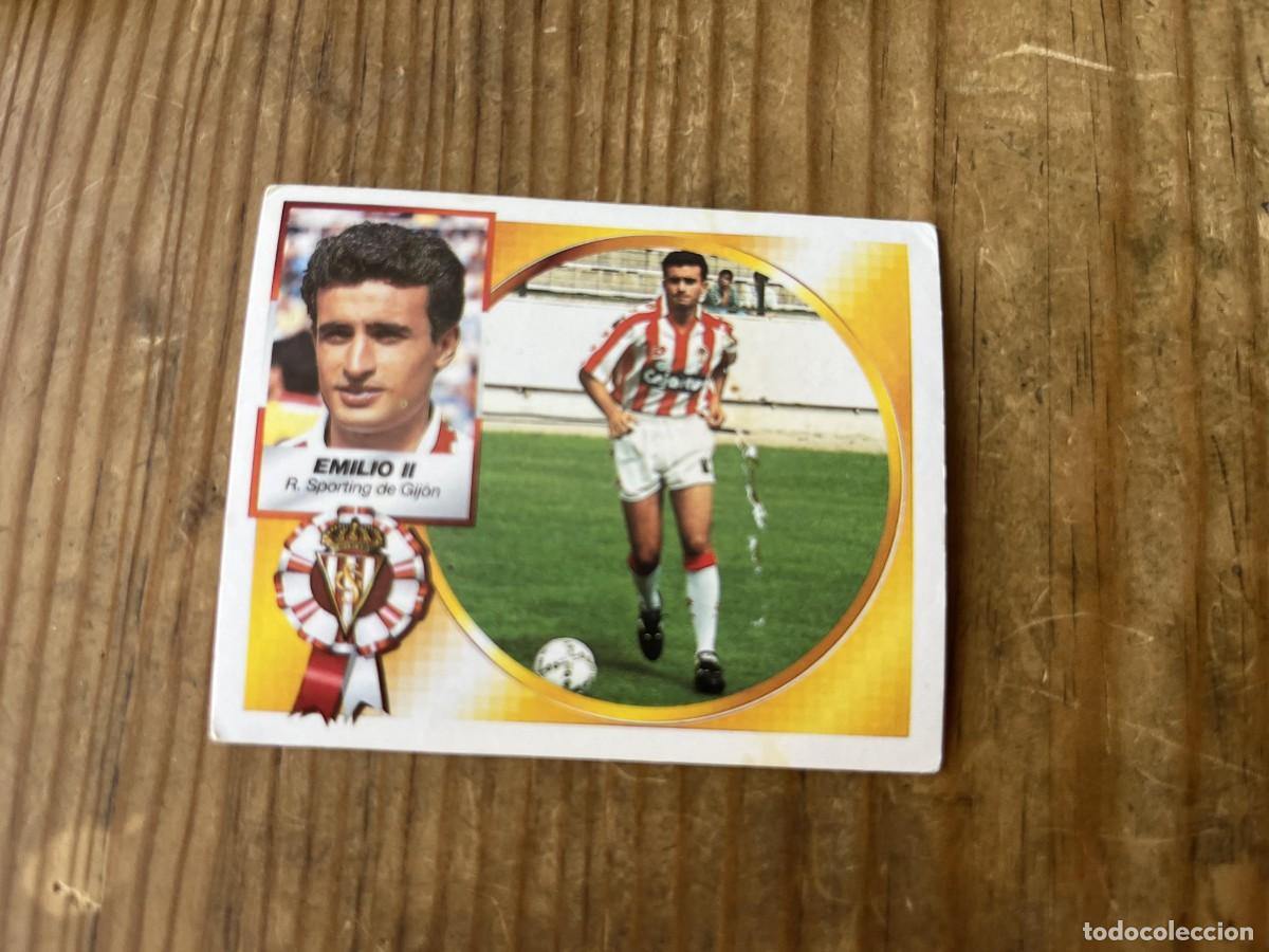 Cromos de Futebol: CROMO SIN PEGAR NUNCA PEGADO ALBUM LIGA ESTE 94 95 1994 1995 SPORTING GIJON EMILIO II