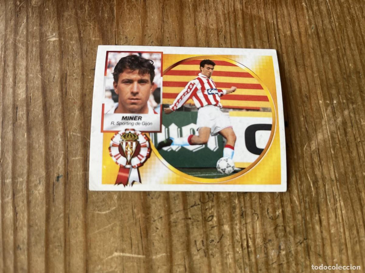 Cromos de Futebol: CROMO SIN PEGAR NUNCA PEGADO ALBUM LIGA ESTE 94 95 1994 1995 SPORTING GIJON MINER