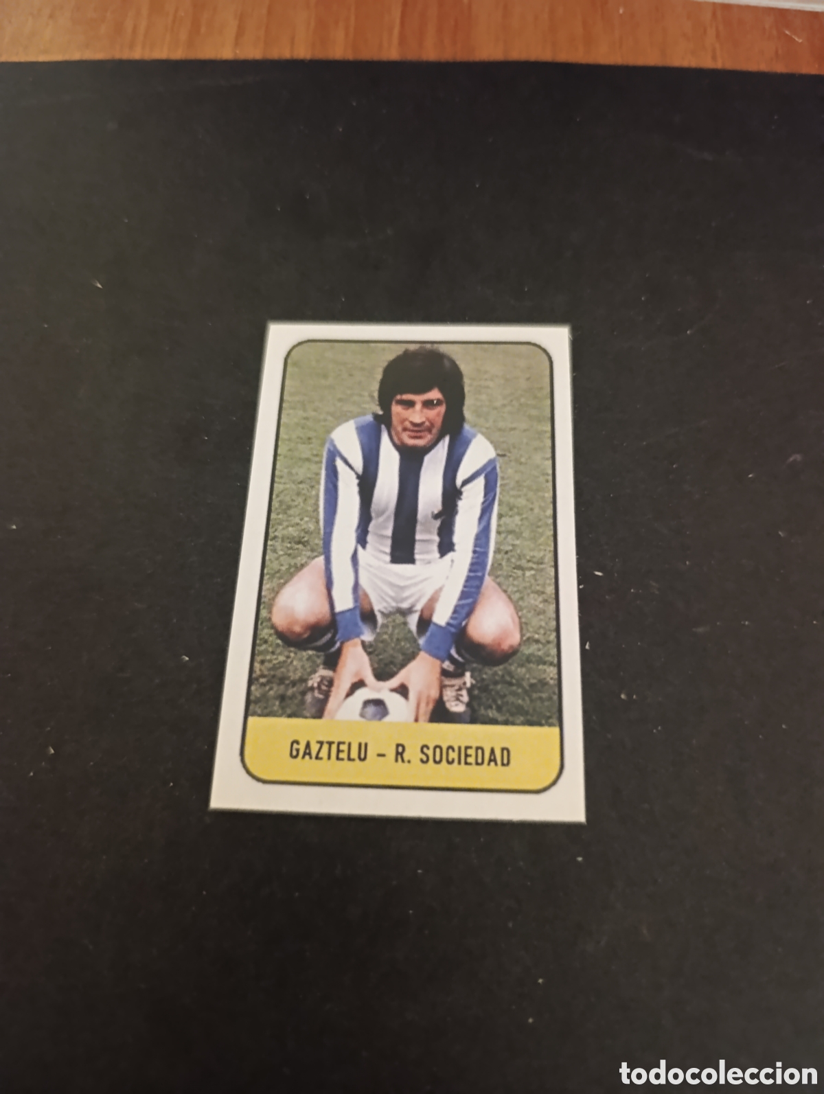 Cromos de f&uacute;tbol: Cromo Gaztelu Real Sociedad Liga Este 78 79, ampliaci&oacute;n de la colecci&oacute;n.