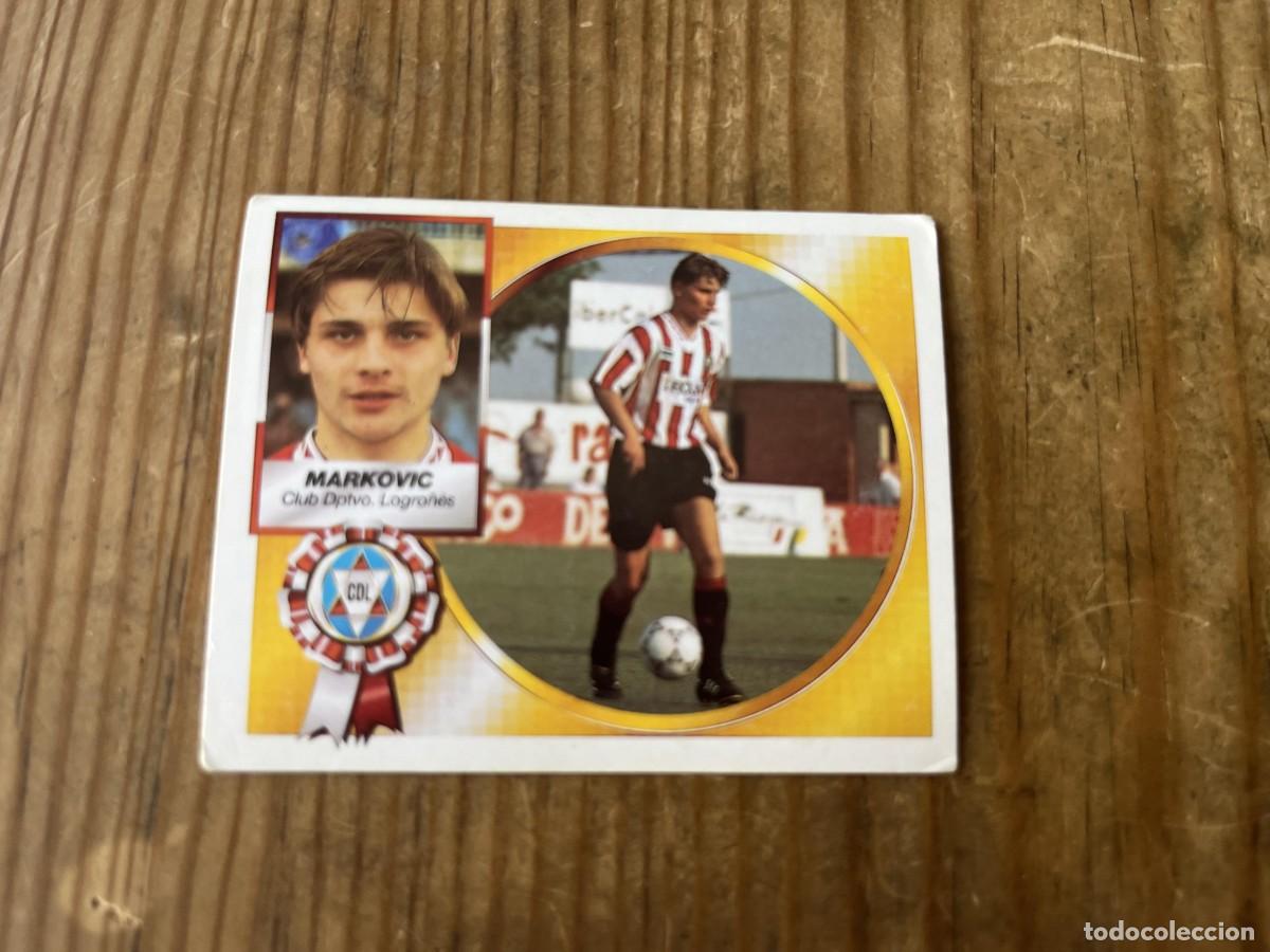 Cromos de f&uacute;tbol: CROMO SIN PEGAR NUNCA PEGADO ALBUM LIGA ESTE 94 95 1994 1995 LOGRO&Ntilde;ES MARKOVIC