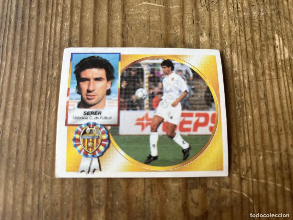 Cromos de f&uacute;tbol: CROMO SIN PEGAR NUNCA PEGADO ALBUM LIGA ESTE 94 95 1994 1995 VALENCIA SERER