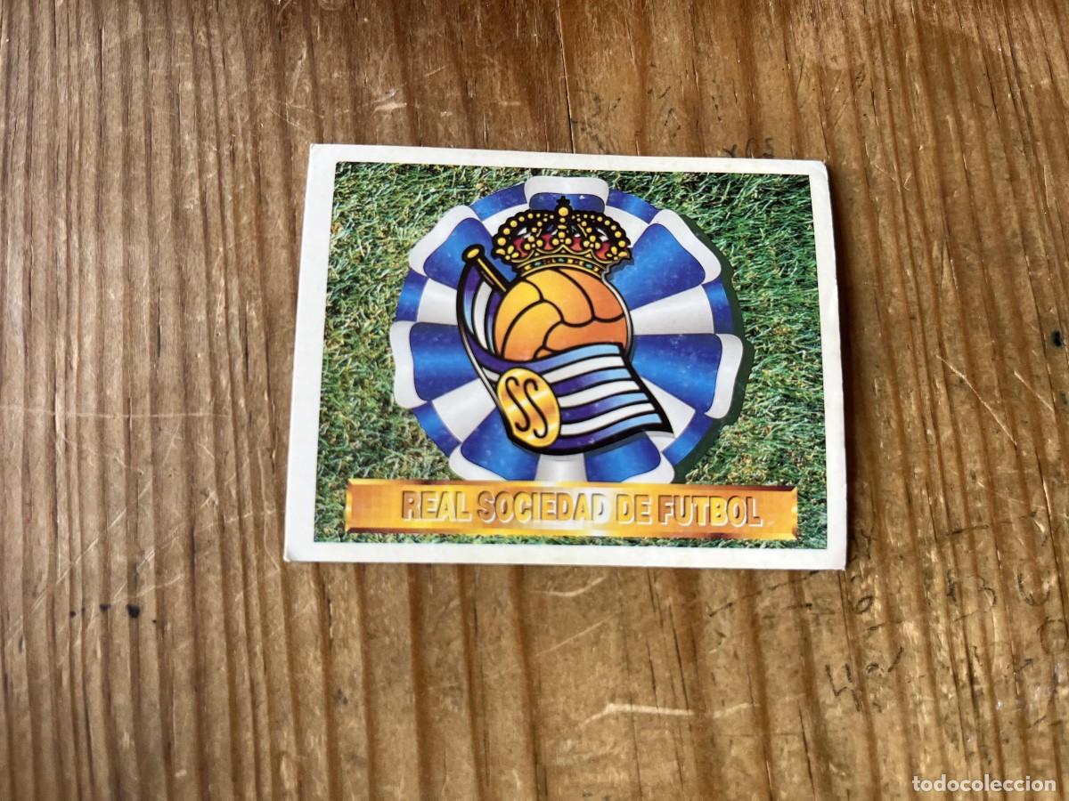 Cromos de f&uacute;tbol: CROMO SIN PEGAR NUNCA PEGADO ALBUM LIGA ESTE 94 95 1994 1995 REAL SOCIEDAD ESCUDO