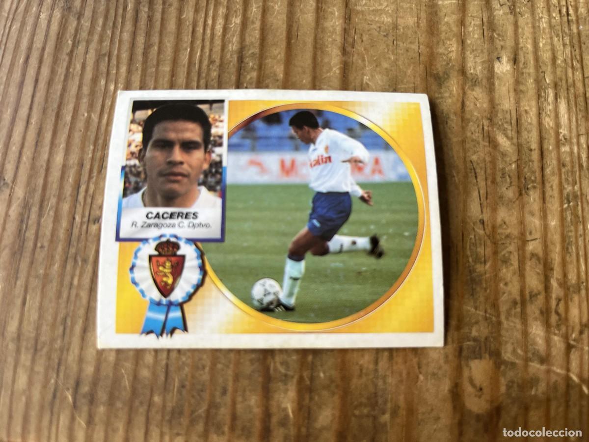 Cromos de f&uacute;tbol: CROMO SIN PEGAR NUNCA PEGADO ALBUM LIGA ESTE 94 95 1994 1995 REAL ZARAGOZA CACERES