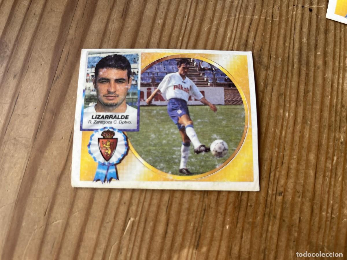 Cromos de f&uacute;tbol: CROMO SIN PEGAR NUNCA PEGADO ALBUM LIGA ESTE 94 95 1994 1995 REAL ZARAGOZA LIZARRALDE