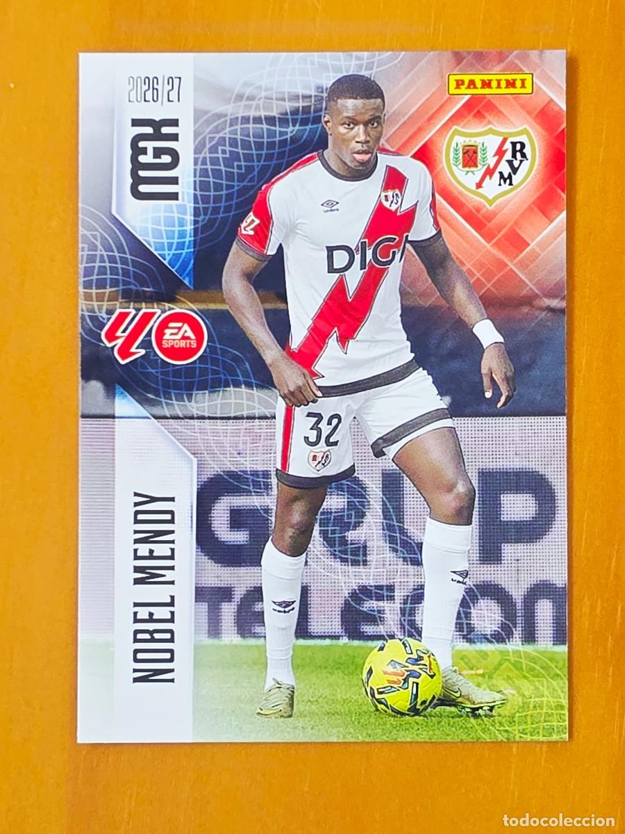 Cromos de f&uacute;tbol: 295 Nobel Mendy, Rayo Vallecano, Panini Megacracks MGK 2026 2027 26 27